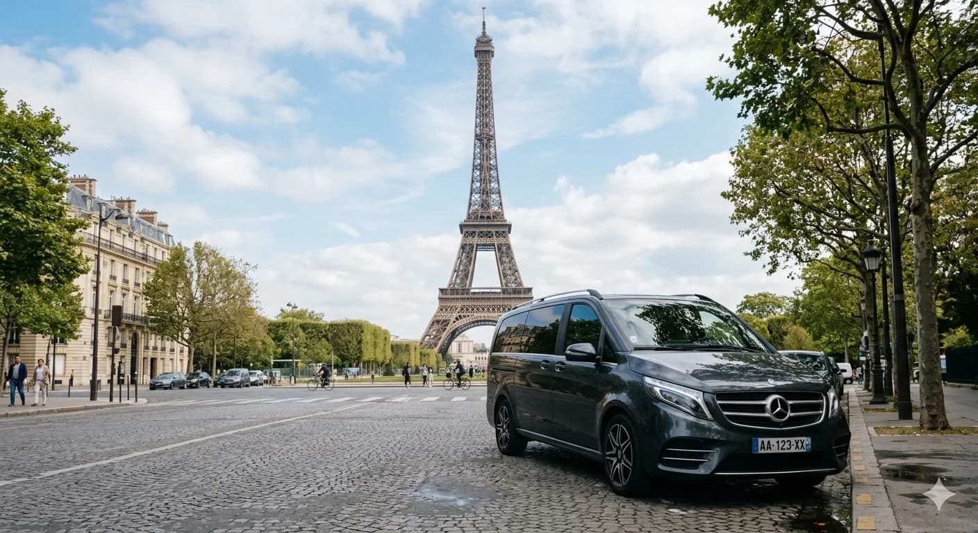 Excursion à la Tour Eiffel en chauffeur privé depuis Val d'Europe